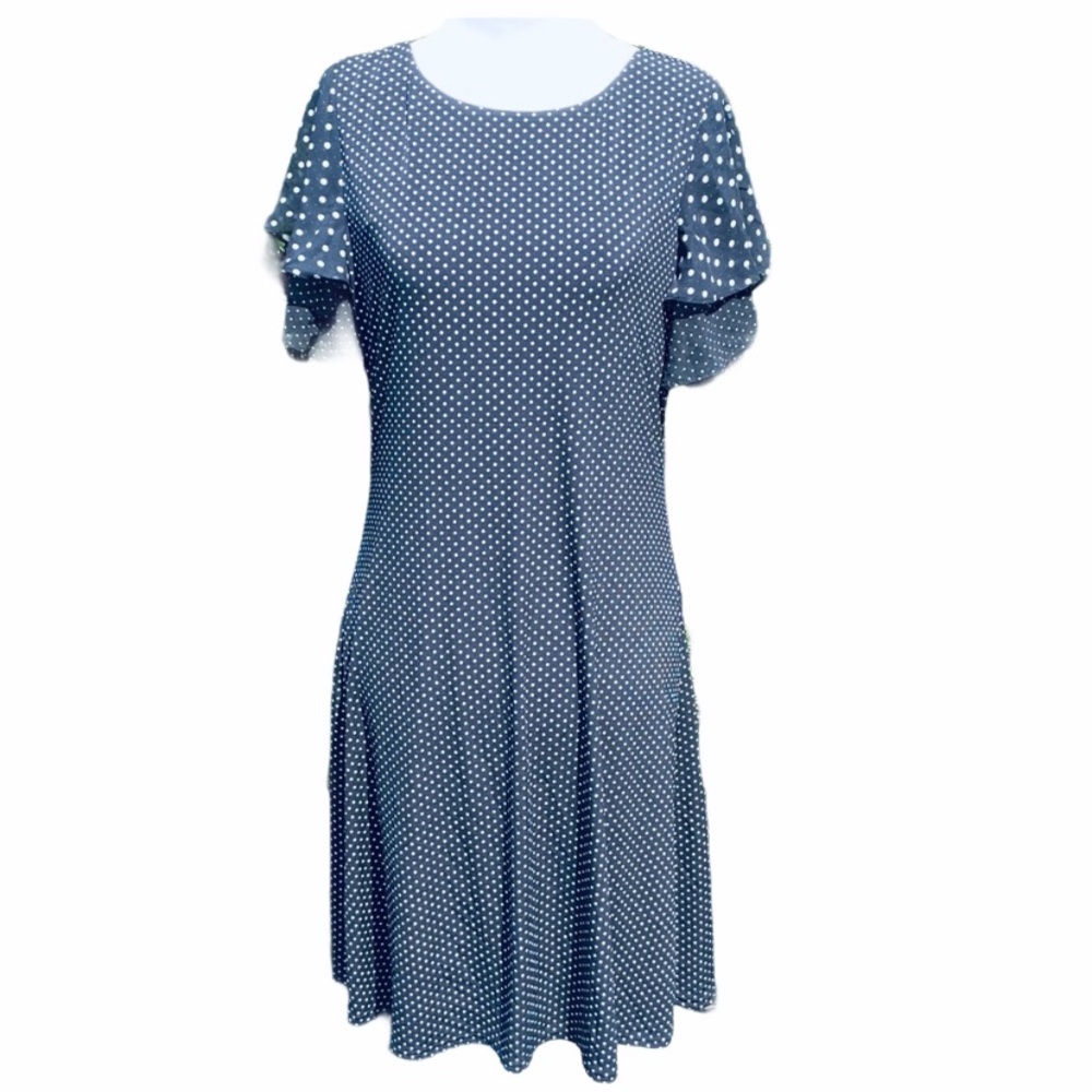 CECE Stretchy Polka Dot Dress**Small